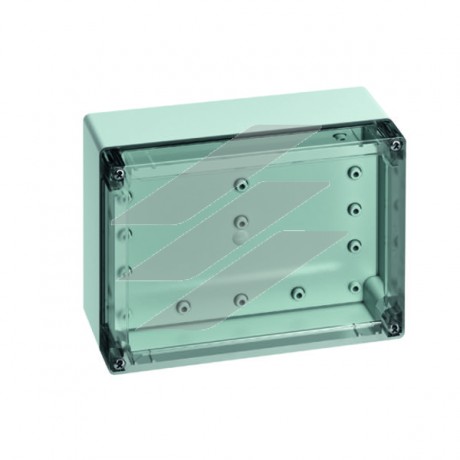 TG-коробка ABS 2015-9-to (202х152х90мм), акрилонітрил-бутадієн-стерол, гладкі стінки, IP67, прозора кришка, Spelsberg